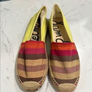 Sam Edelman Colorful Striped Espadrilles